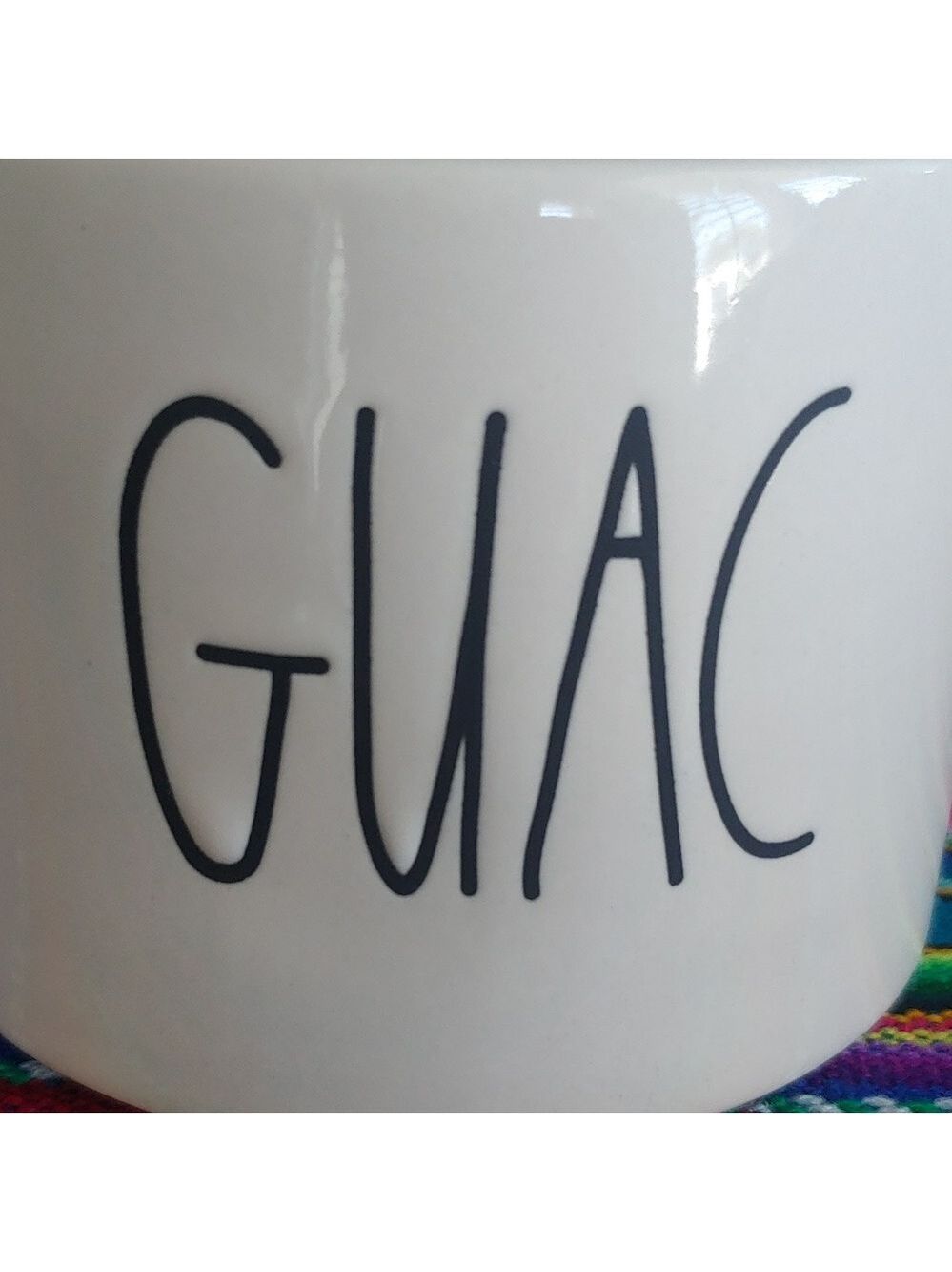 Rae Dunn Guacamole Ceramic Dipping Bowl - Picture 2 of 8